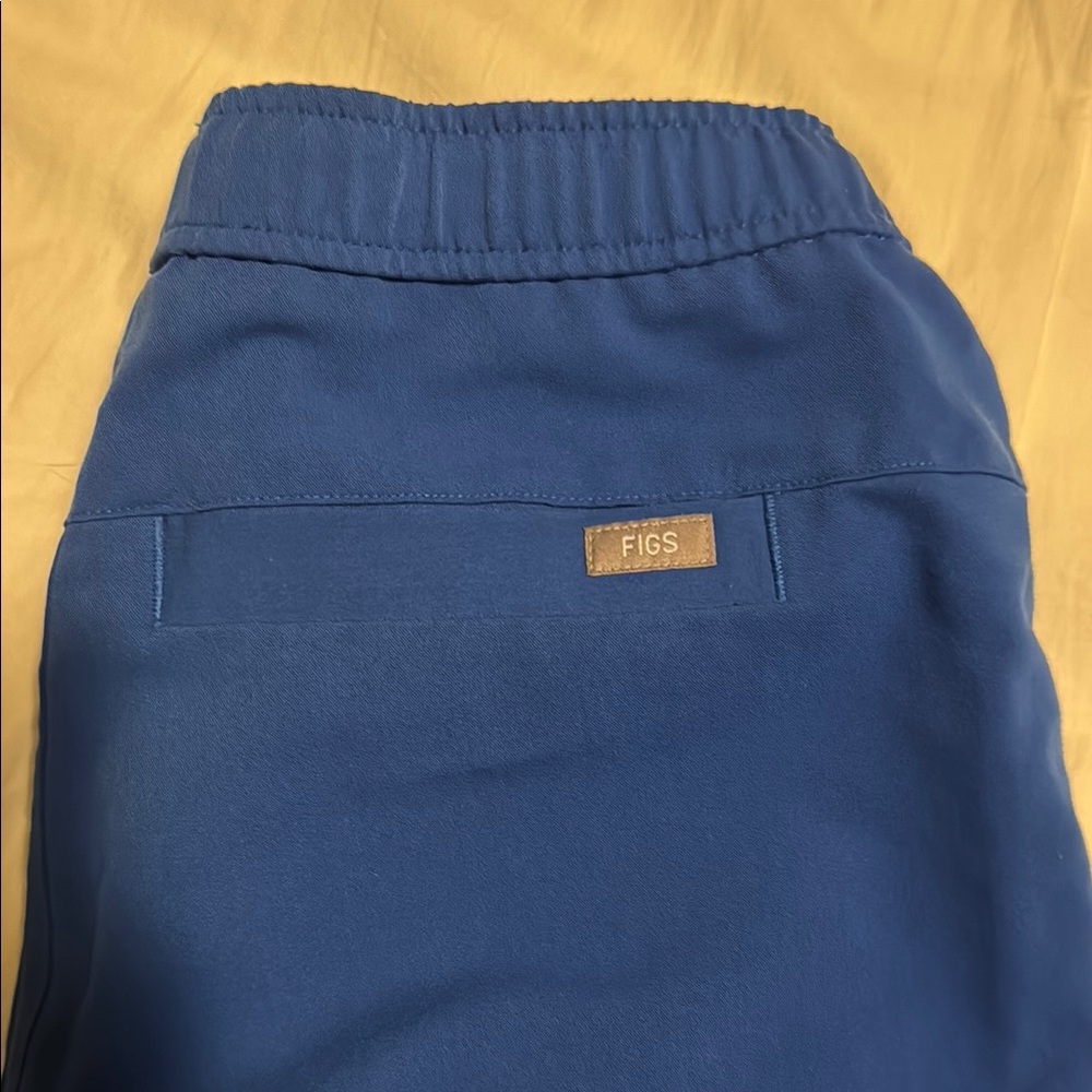 Figs Men Blue Scrub Pants (Joggers) XS/S Short